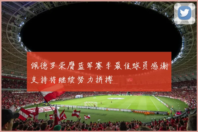 佩德罗荣膺蓝军赛季最佳球员感谢支持将继续努力拼搏
